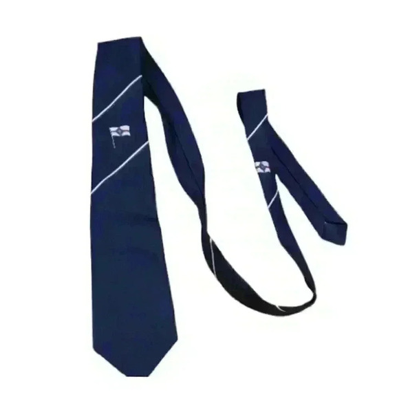 Vintage Tie Nautical Vogue Club Neck Tie Sydney Flag